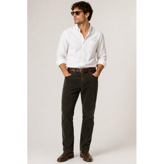 5624-Pantalón Pana Fina Licra  Tejano